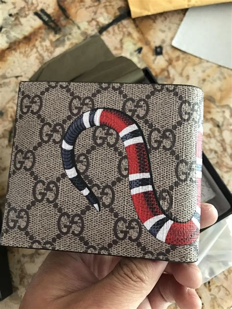 replica gucci snake wallet